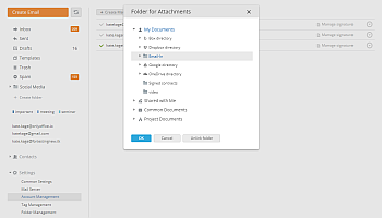 Folder For Attachments