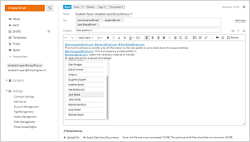Add mentions