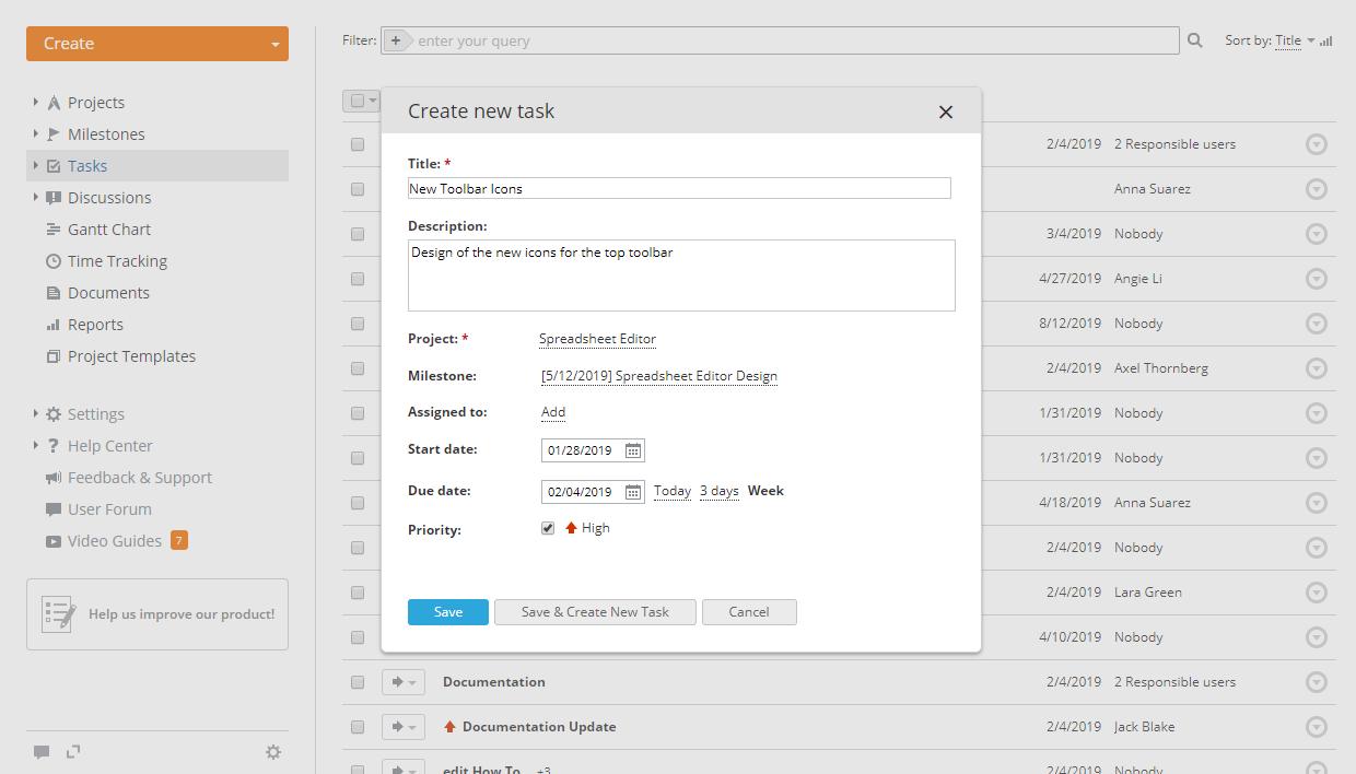 Assign Tasks