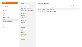Generated Reports