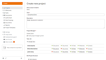 Create New Project