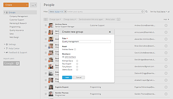 Adding Groups