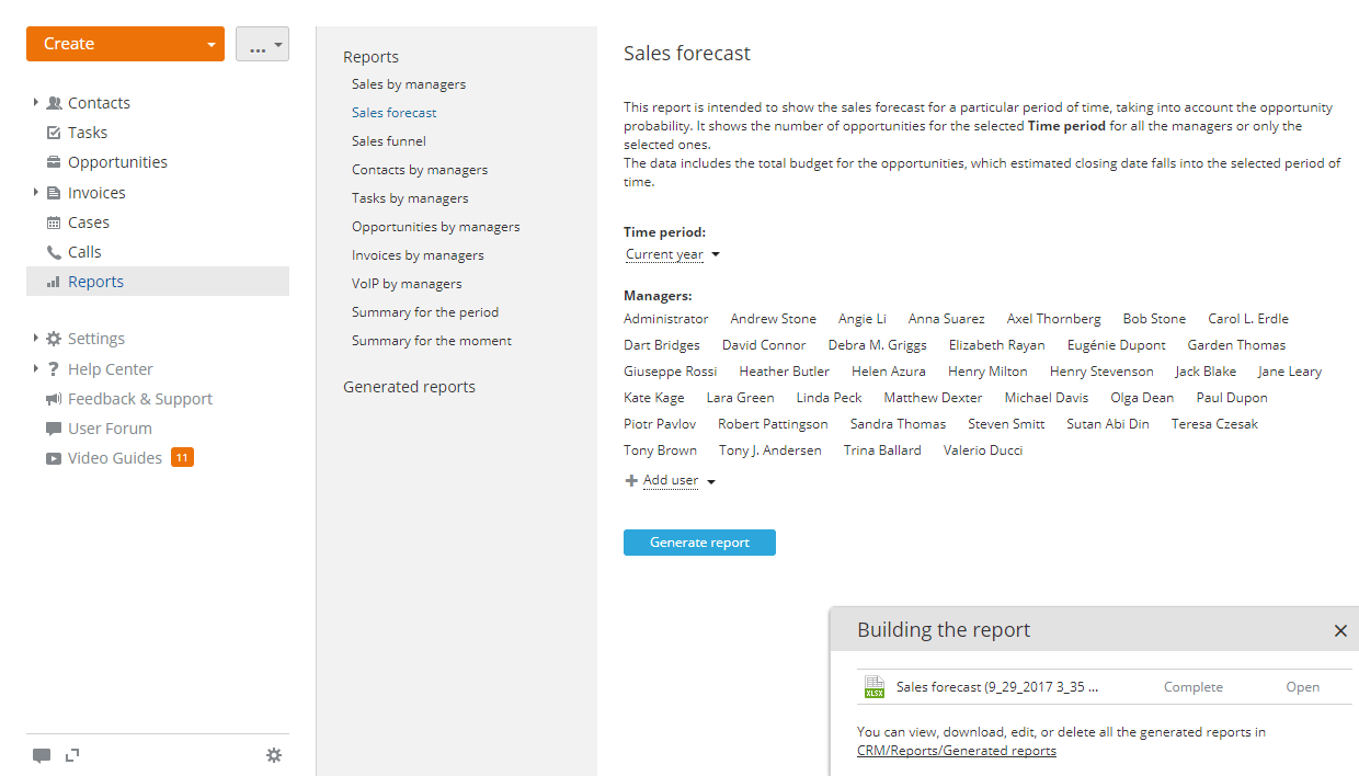 CRM Reports