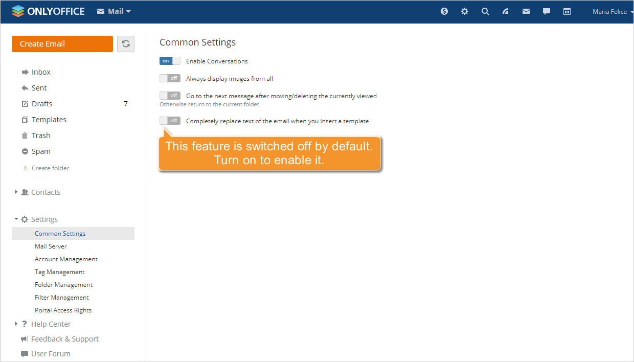 How to create email templates? Step 4