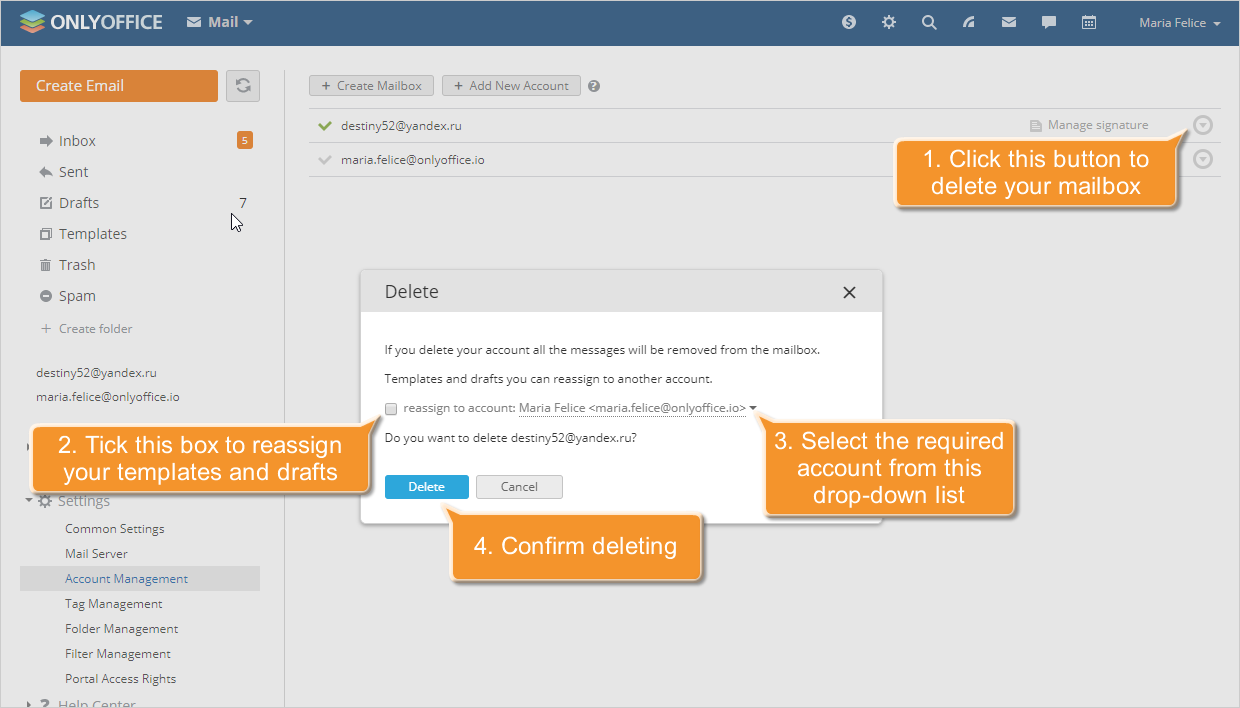 How to create email templates? Step 5