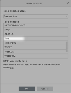 time function