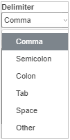 delimiter type