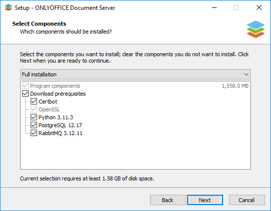 Installing ONLYOFFICE Docs
