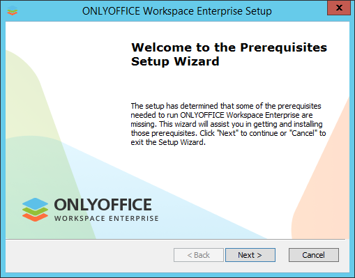 How to deploy ONLYOFFICE Workspace Enterprise Edition for Windows on a local server? Step 2