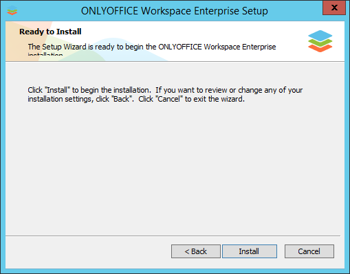 How to deploy ONLYOFFICE Workspace Enterprise Edition for Windows on a local server? Step 3