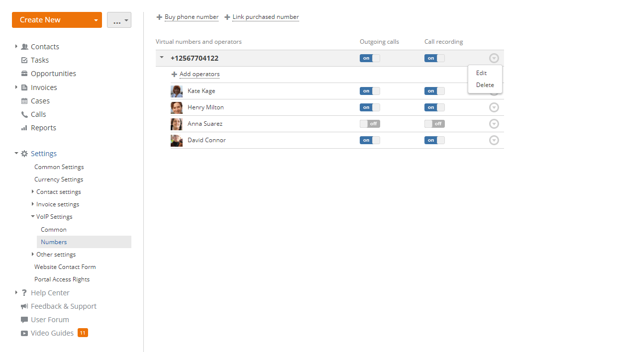 How to call your customers directly from your CRM? Step 3