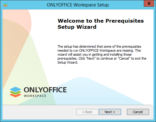 How to deploy ONLYOFFICE Workspace for Windows on a local server? Step 2