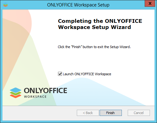 How to deploy ONLYOFFICE Workspace for Windows on a local server? Step 3
