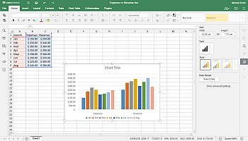 how to make a chart in excel Step 2