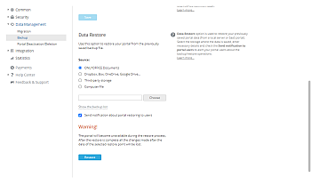 Data Restore