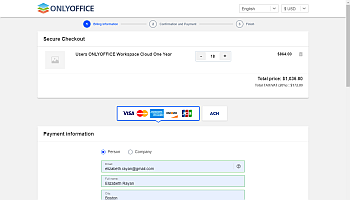 How to change a pricing plan? Step 3
