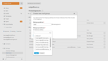 How to set up the portal Mail Server? Step 3
