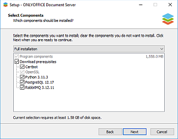 Installing ONLYOFFICE Docs