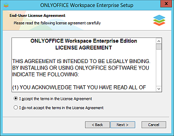 How to deploy ONLYOFFICE Workspace Enterprise Edition for Windows on a local server? Step 3