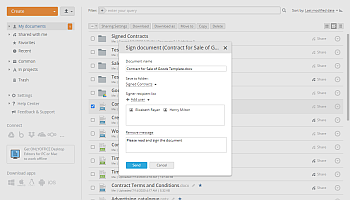 How to send documents for signature? Step 2