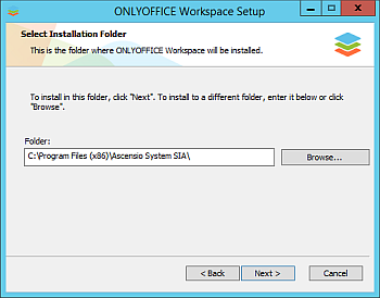 How to deploy ONLYOFFICE Workspace for Windows on a local server? Step 3