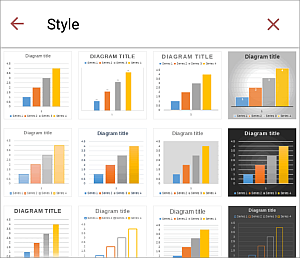 Chart style local