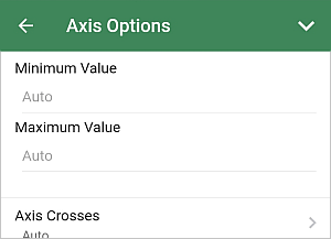 Chart vertical axis