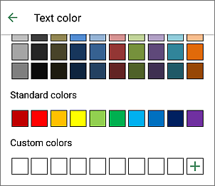Text color