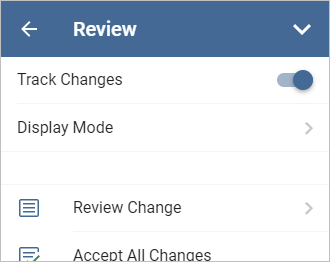 Review panel