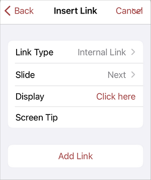 Internal Hyperlink