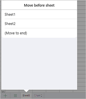 Move sheets