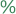 Percentage format