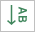 Rotate Text Down icon