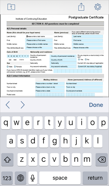 OFORM file