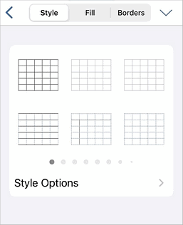 Style Options