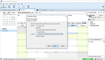 Exporting Calendar - Mozilla Thunderbird