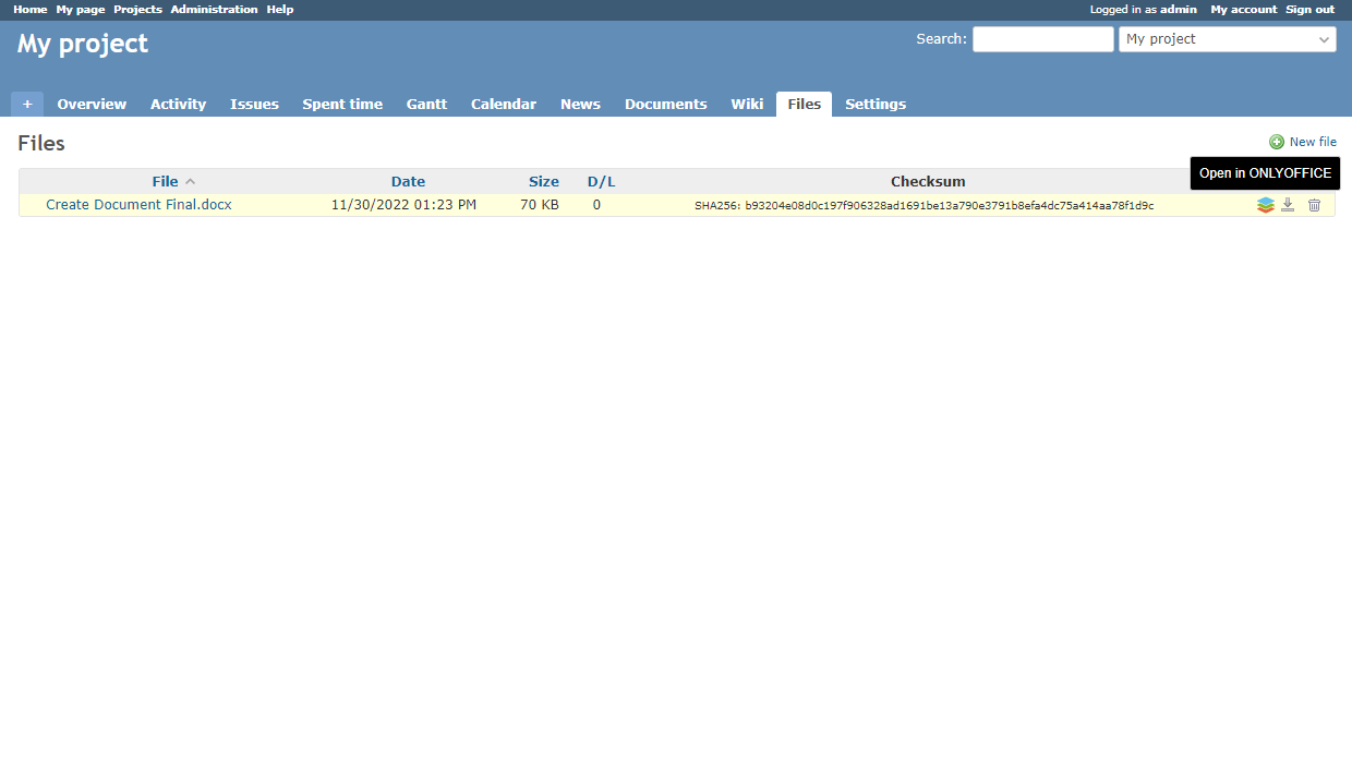 Issues module
