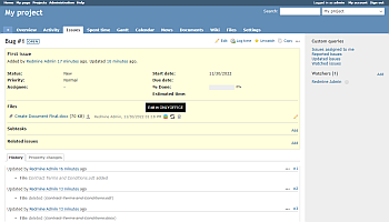 Issues module