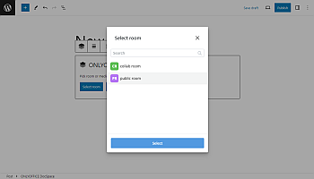 Adding a DocSpace room to the WordPress page