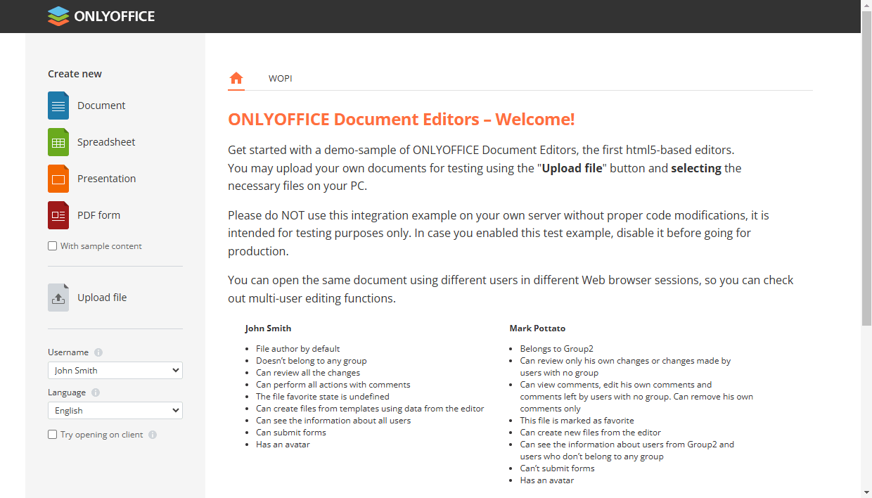 Access Docs Developer Edition via a web browser
