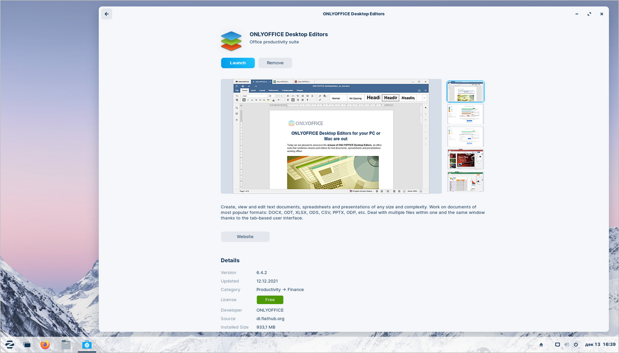 Install ONLYOFFICE Desktop Editors