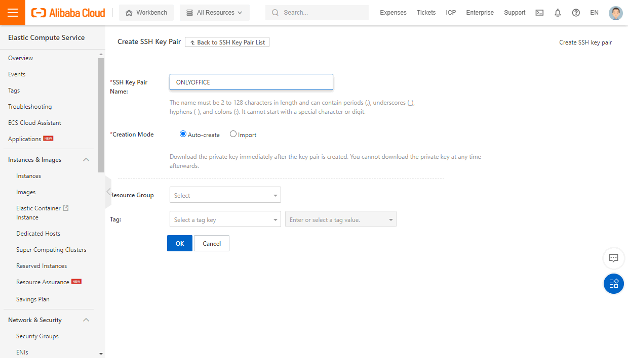 Launch your ONLYOFFICE instance