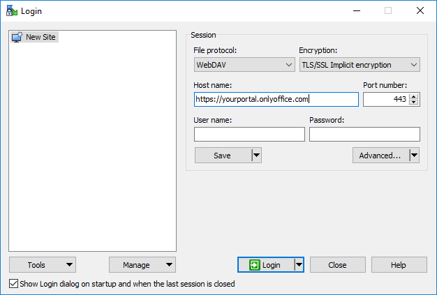 WebDAV client