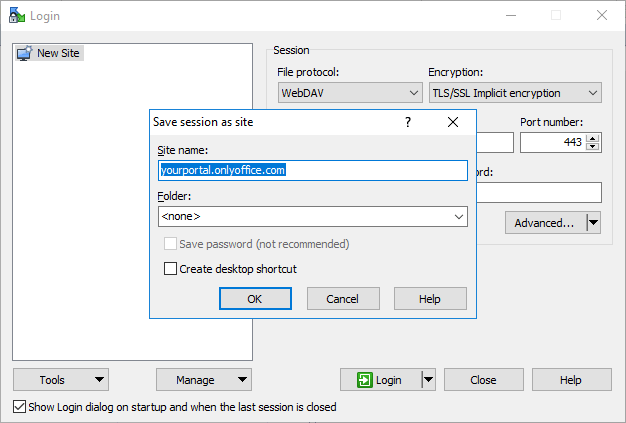 WebDAV client