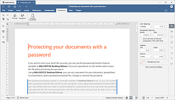 Protection tab