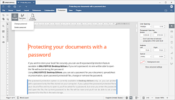 Protection tab