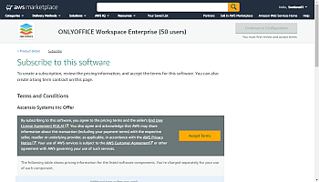 Subscribe for ONLYOFFICE AMI