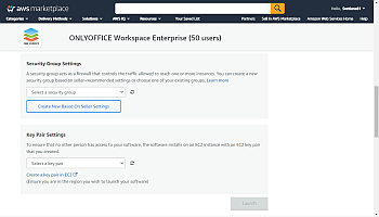 Launch your ONLYOFFICE instance