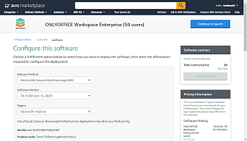 Launch your ONLYOFFICE instance