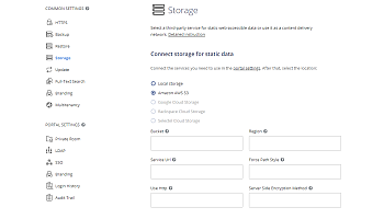 Storage page